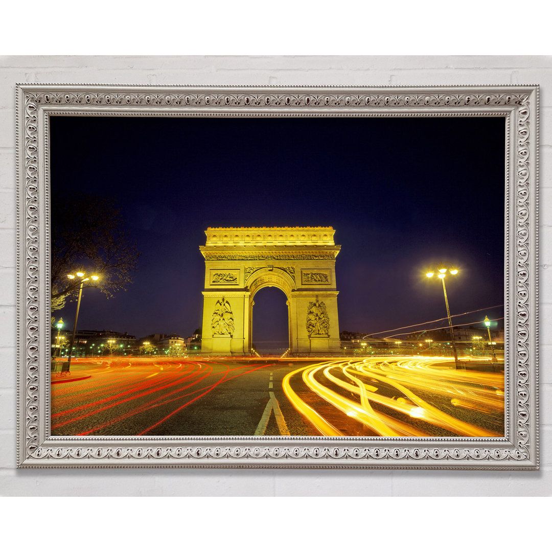 Arc De Triomphe 4 - Einzelner Bilderrahmen Kunstdrucke