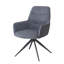 Ensemble de 2 chaises avec accoudoirs et pieds en fer