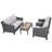 Portola 4 - Person Patio Conversation Set with Cushions-1416653439