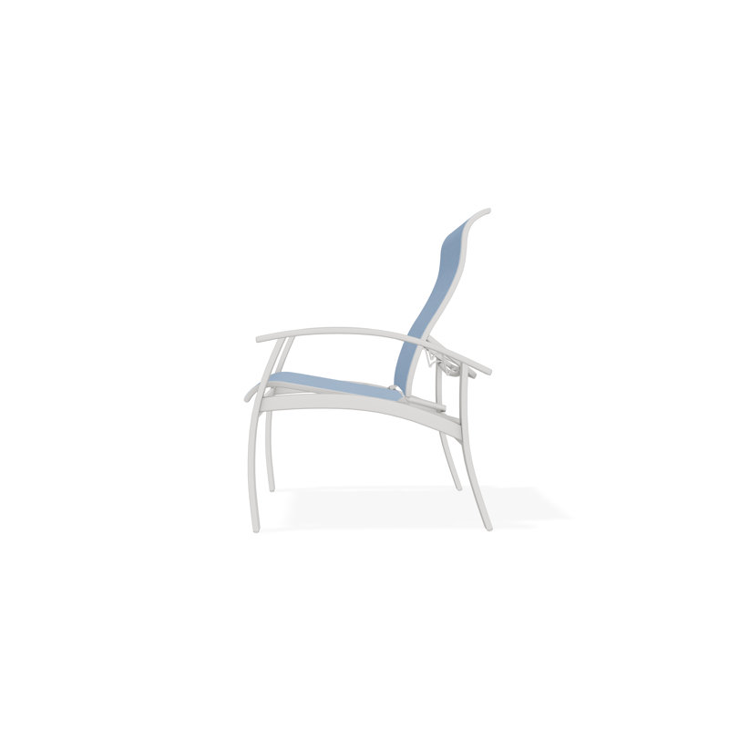 Belle Isle Outdoor Dining Chair, Snow, Sky