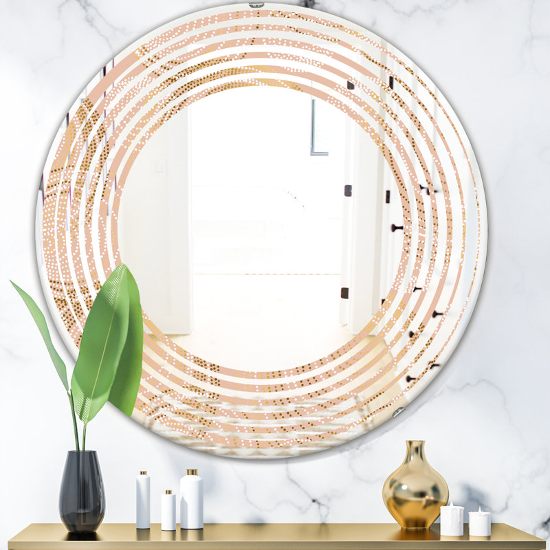 Miroir mural Wave, H 31,5 po x l po
