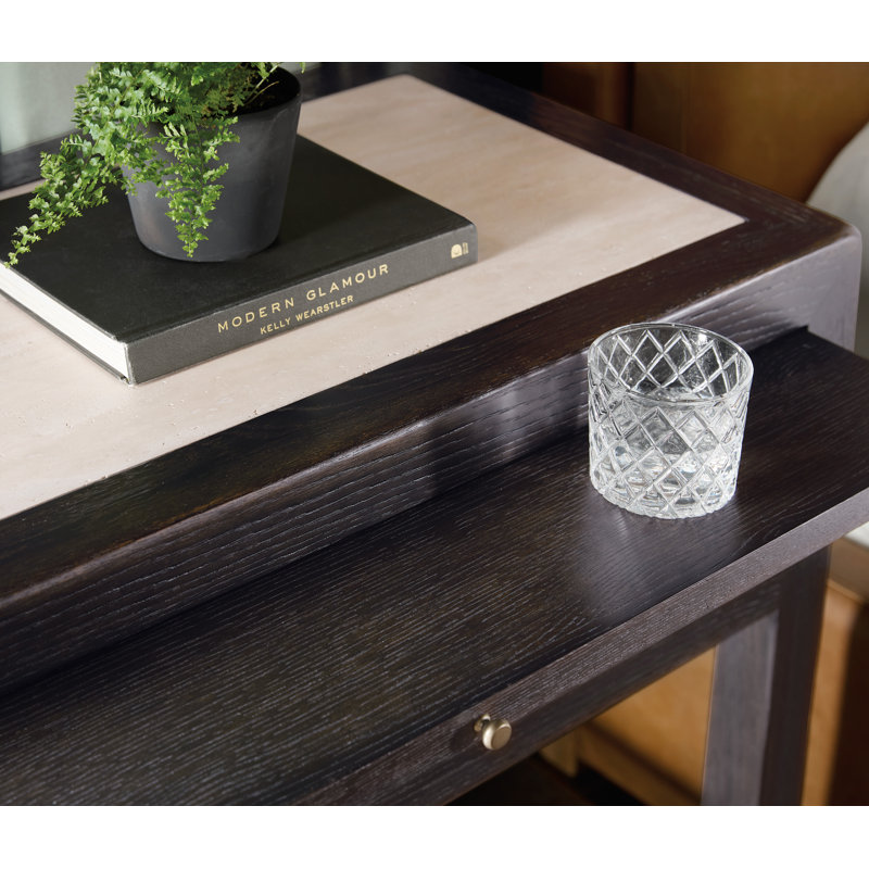 Driftwood 1 - Drawer Nightstand, Dark Brown