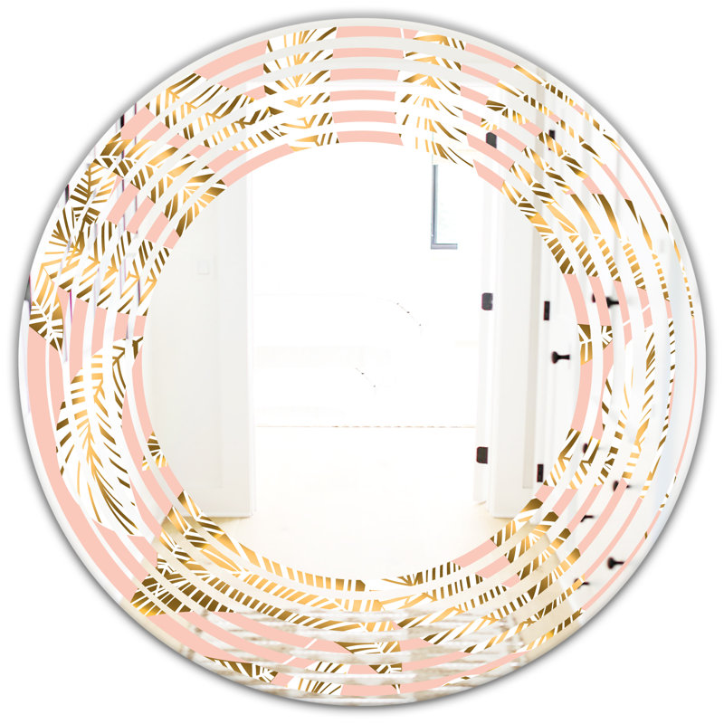 Miroir mural Wave, H 31,5 po x l po