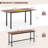 3 Piece Dining Table Set for 4-6 with 2 Benches-1473539458-1473539516