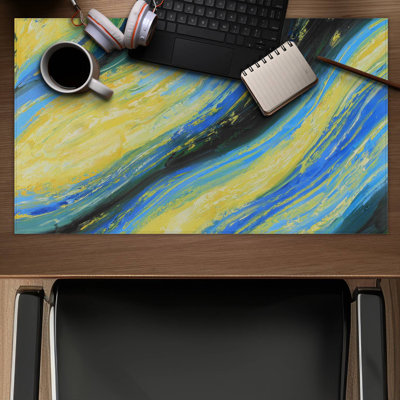 Liquid magic wave - 14.00"x24.25" Desk mat