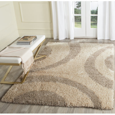 Tapis géométrique Laplaigne Portofino Shag Performance
