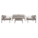 Cold Outdoor 4 - Piece Conversation Set