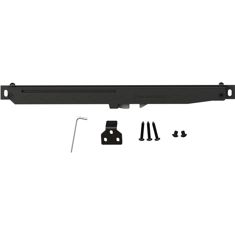 Black Soft Close Set for Sliding Door Tracks