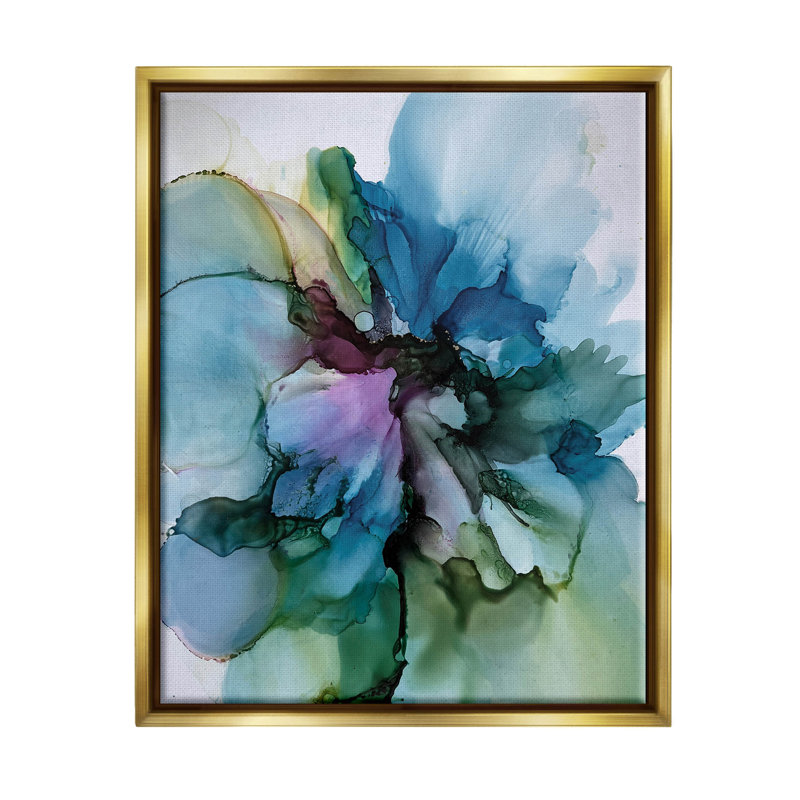 «Blooming Abstract Arrangement», art de la giclée encadrée par Emma Catherine Debs, H 21 po x l 17 po x P 1,7 po
