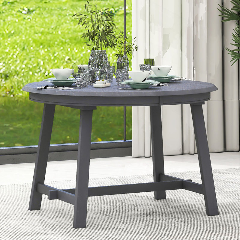 Table de salle à manger extensible Maire, Gris
