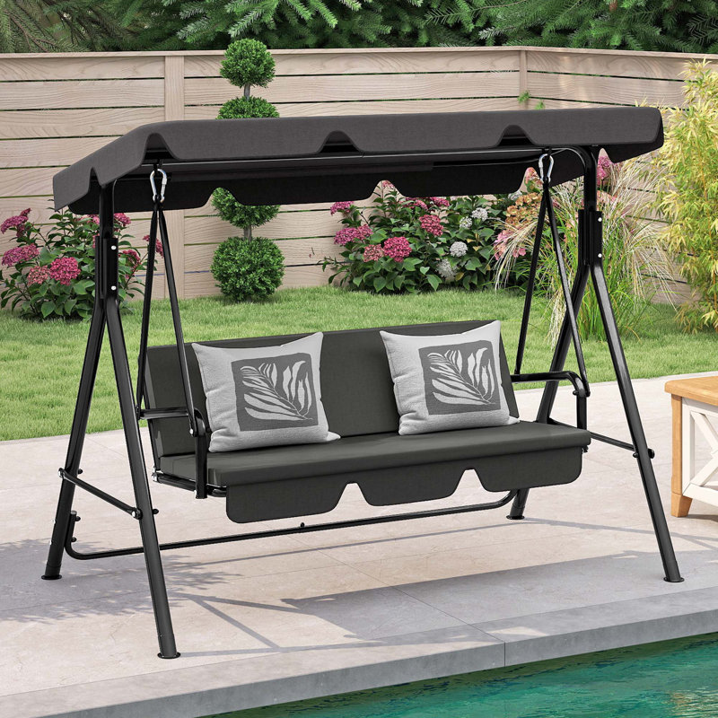 Katrein Porch Swing, Grey