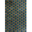 Rapture Geometric Area Rug in Gold/Teal Blue-68901071