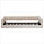 Lit de jour simple tapissier simple TG, canapé-lit en velours beige à double usage pour chambres d'amis et petits espaces de vie-32120016