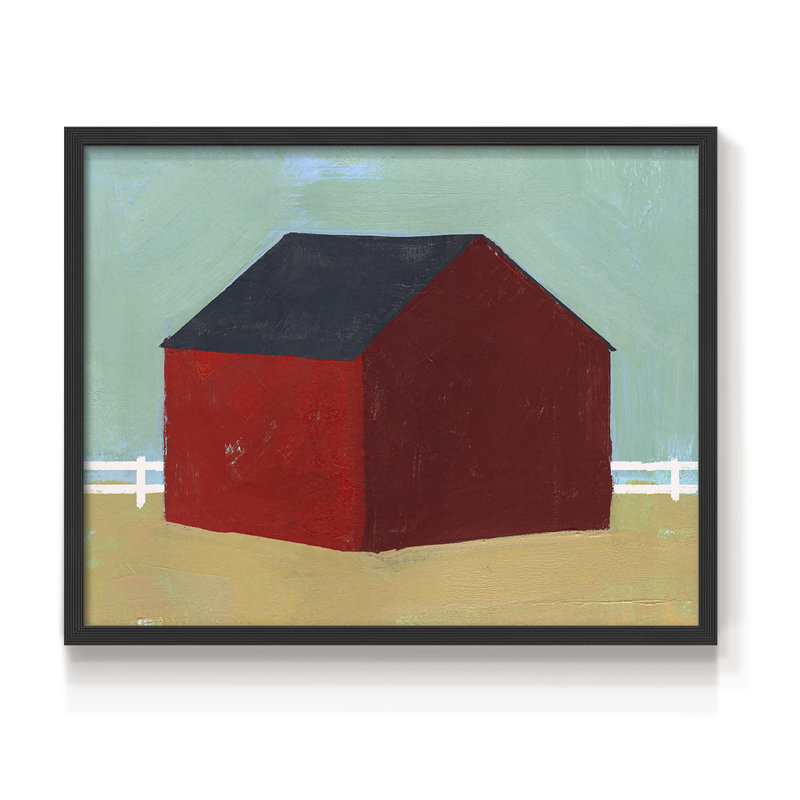 Big Red One III -Framed Print - Restickable