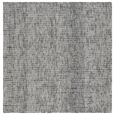 Irven Handmade Tufted Wool Dark Grey Area Rug