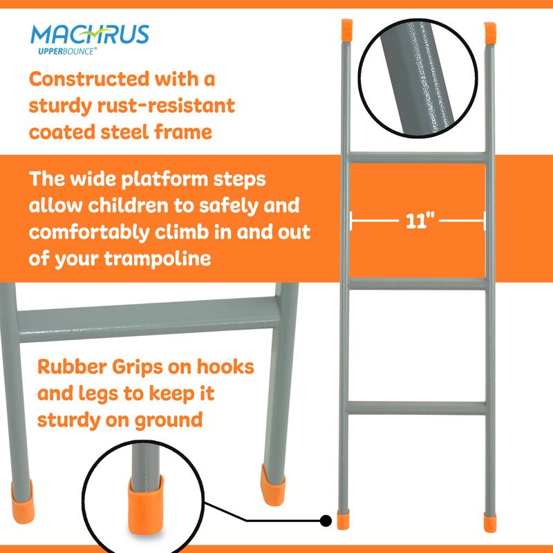 Machrus Upper Bounce 42" Trampoline Ladder 3 Steps