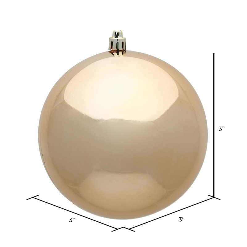 Décoration de boule décorative des Fêtes, Café au lait brillant