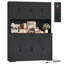 Garde-manger 71 po x 55 po avec station de charge, support pour micro-ondes et tiroirs de rangement 71 po x 55 po-1527999462