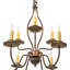 Lustre à niveaux 9 lumières façon bougie