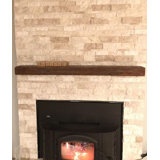 Authentic Reclaimed Barn Beam Fireplace Mantel 4"H x 6"D