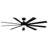 Wynd XL 9 - Blade Outdoor/ Indoor Smart Ceiling Fan with Remote Control and LED Light Kit Included, Works With Alexa and iOS / Android App-55426051
