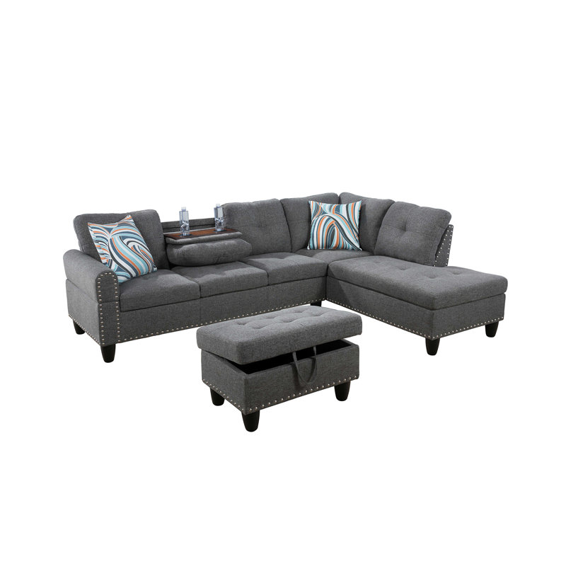 Canapé modulaire 3 pièces Sabiyah