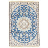 Mugen Hand Woven Cotton and Wool Oriental Area Rug