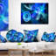 Bureau Fractal - Coussin imprimé abstrait-29288440-29288442-29346243