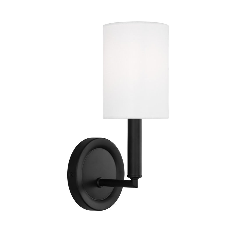 Egmont 1-Light Medium Sconce, Midnight Black