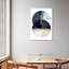 Impression d'art sur toile bleu marine foncé-1860126888