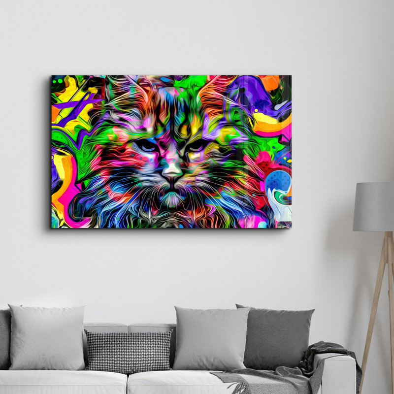 Elegant Tempered Glass Wall Art Painting, 18.1 x 28.3 inches | 100% Tempered Glass, Thickness: 0.16 inches | UV Printed for Vibrant Colors & Durability | Perfect for Home Decor & Modern Aesthetics