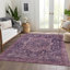 Tapis aubergine intérieur / extérieur lavable à la machine Claudian ACN1240