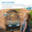 Avelyn 63.00cm Steel Pointed Top Floor Bird Cage with Perch