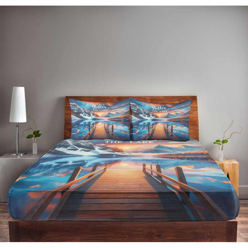 Ensemble de draps et taies décoratives Ambesonne-sd1062, Simple TG