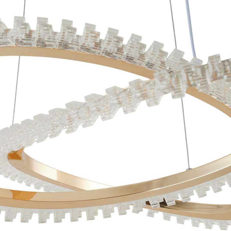 2 - Light Natural LED Dome Pendant