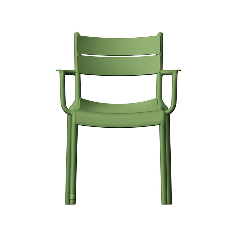 Loar Stackable Armchair, Green