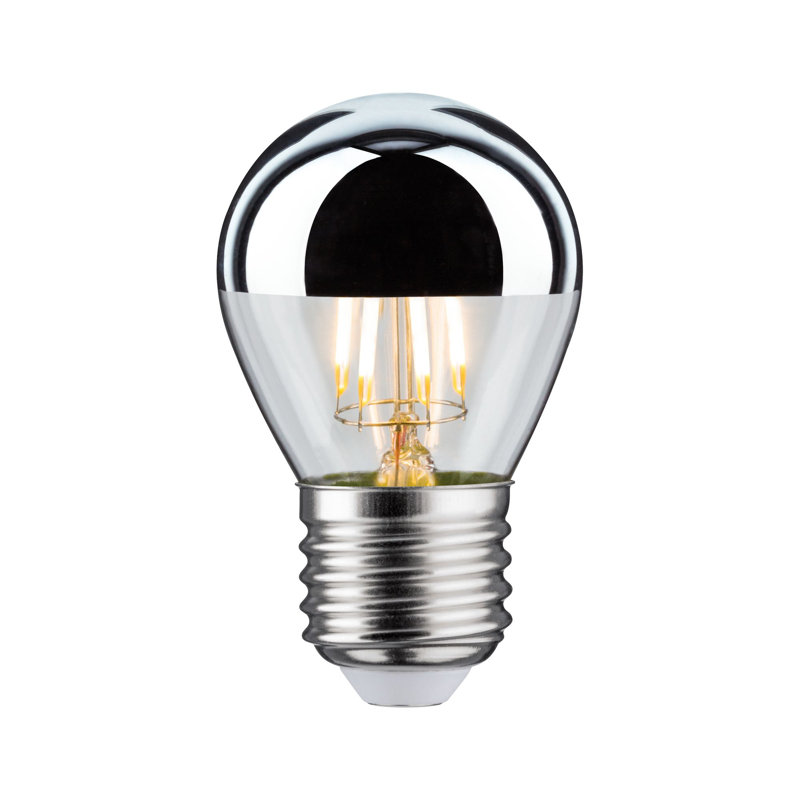4.8W E27 LED Globe Light Bulb Silver