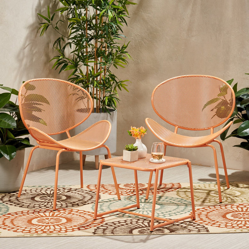 Ensemble de conversation ELBA Comfort, Orange