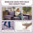 Boneless Modern Chenille Convertible Sofa Bed Split Back Design-584228866