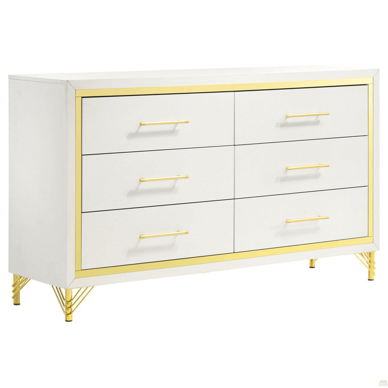 Commode de chambre à 6 tiroirs