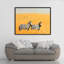 Herd Of Zebra Print On Canvas