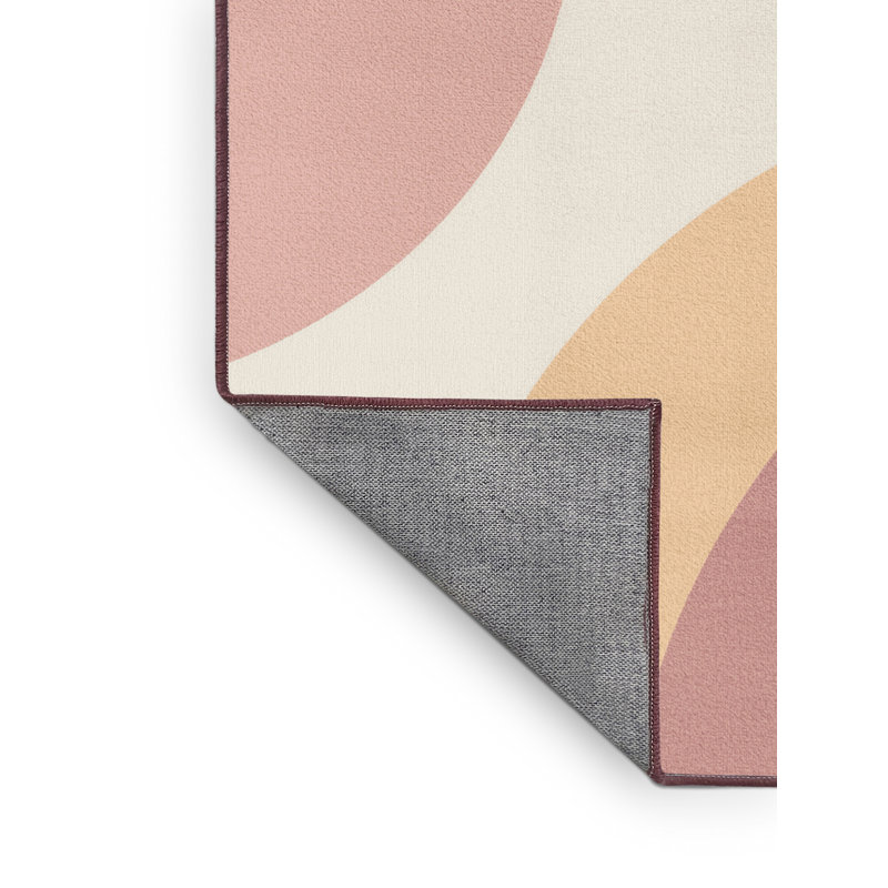 Tapis beige moderne et contemporain lavable à la machine Bleigh, 2 x 4