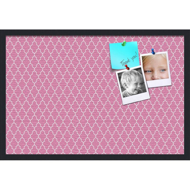 Babillard Pin Cork Pinpix, Rose, 24 po x 24 po