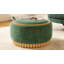 Repose-pieds de rangement en chenille 29 po, housse réversible et structure en bois robuste, repose-pieds pratique pré-assemblé-577223512