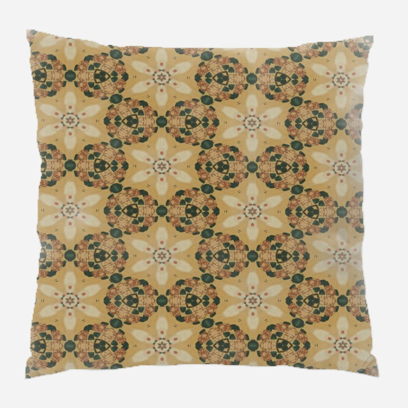 Coussin décoratif de papier peint, Intérieur