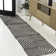 Odense High-Low Minimalist Angle Geometric Black/White Rug