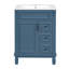 Meuble-lavabo moderne de 24 pouces avec lavabo en céramique, deux tiroirs et tablette réglable pour les petits espaces-1347426029
