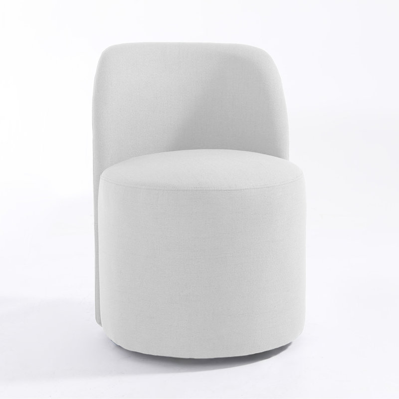 Chaise de baril Minimalist, Beige