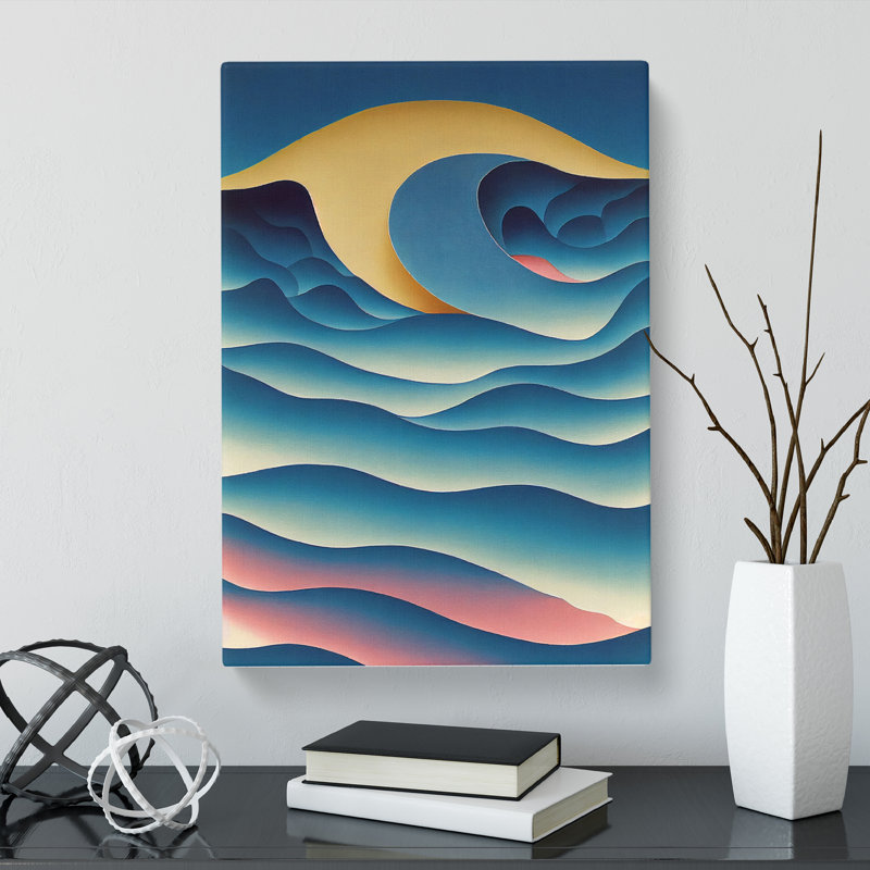Seascape Abstract Vol.5 - Wrapped Canvas, 76cm H x 50cm W x 3cm D
