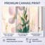 Art mural sur toile Light Spring Wildflowers Garden III - prairie rose-1446608671-1446608641